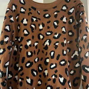 Leopard sweater